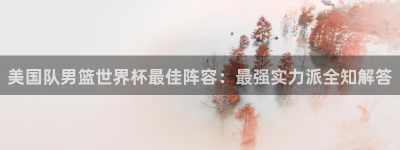 2026世界杯欧洲预选赛赛程表:美国队男篮世界杯最佳阵容:最强实力派全知解答